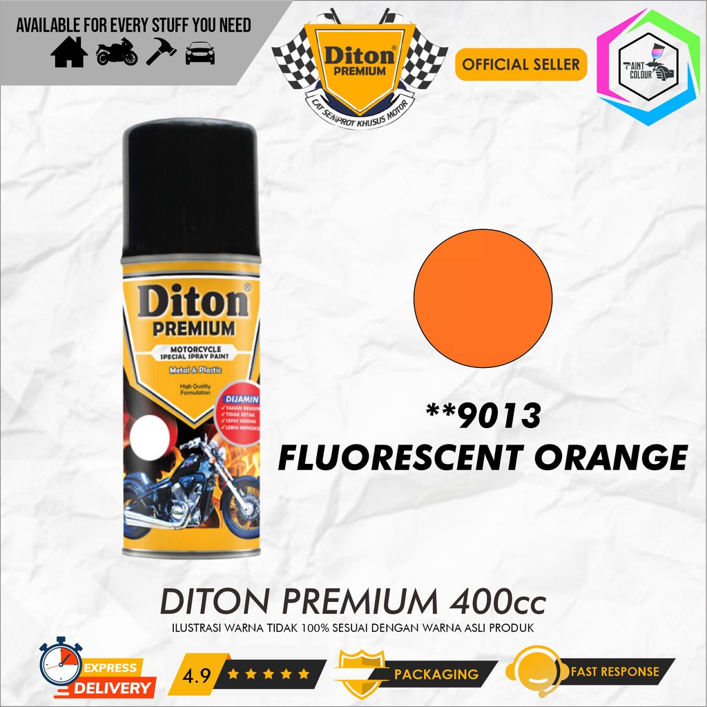 Diton PREMIUM 9013** Fluorescent Orange Cat Semprot