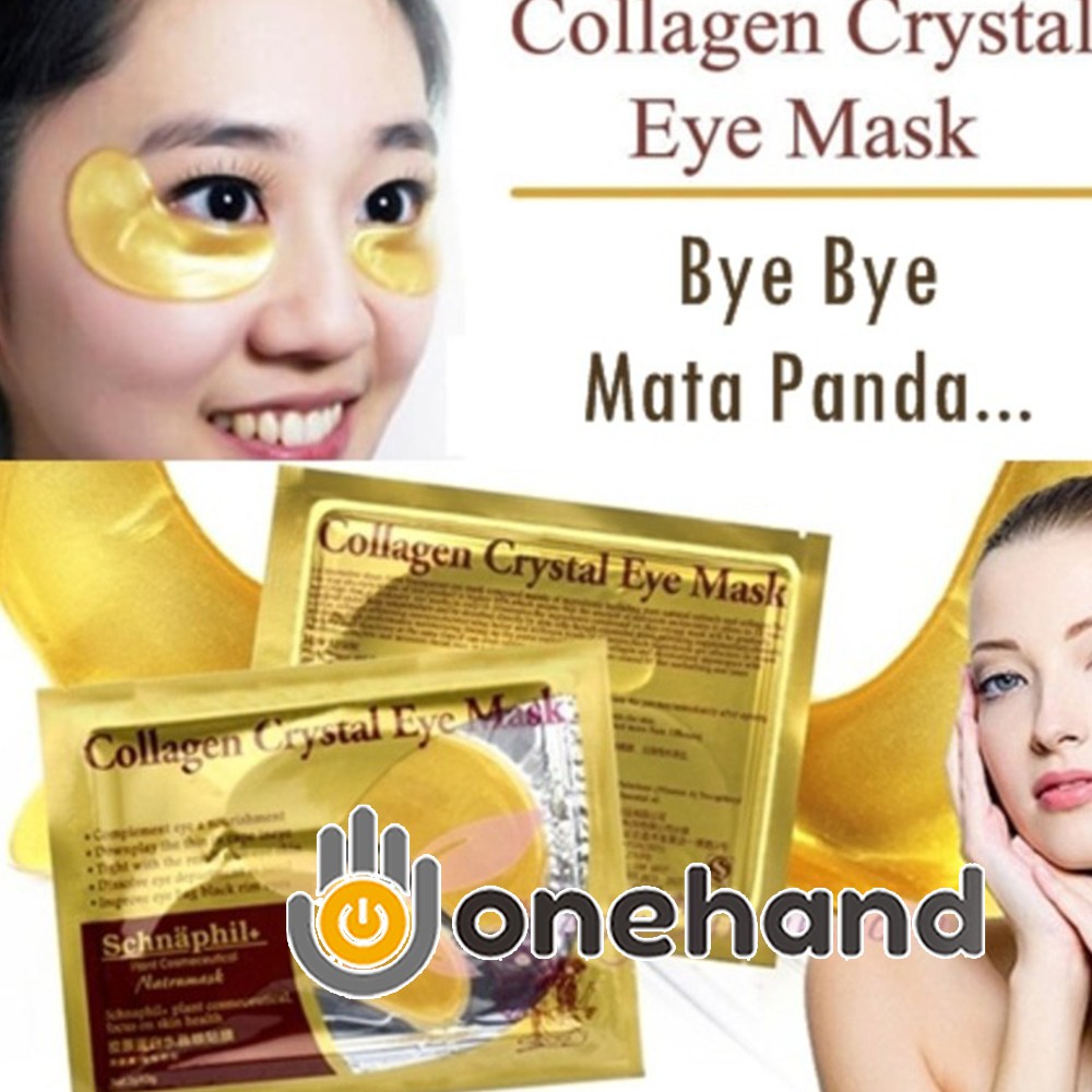 Peredam Mata Masker Mata Emas / Gold Collagen Crystal Eye Mask Onehand