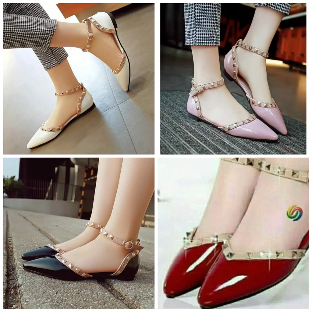 sepatu flat / sepatu teplek valent27 mk01 terbaru