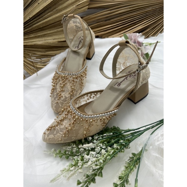 RAFAIzoUTfit -Rachel nude tali sepatu wedding wanita sepatu wanita 5cm tahu