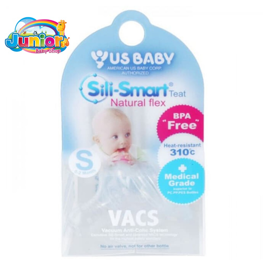 US Baby Sili Smart Teat S, M, L