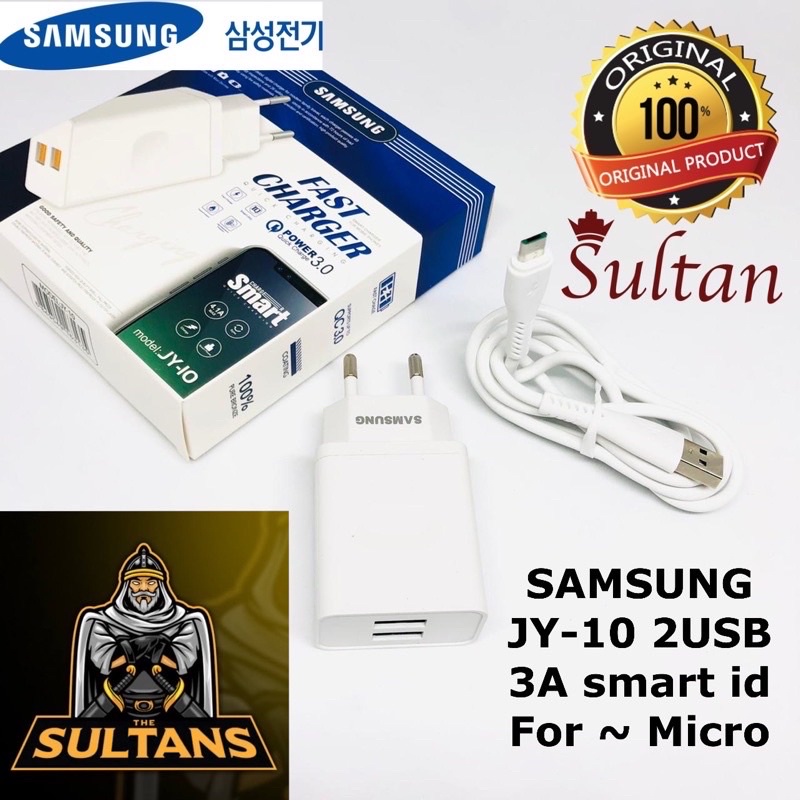 PROMO CHARGER BRANDED JY10 2USB 3A SAMSUNG OPPO VIVO