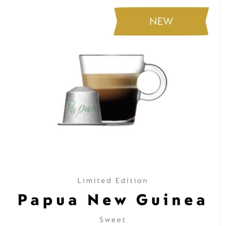 

Nespresso Papua New Guinea Kopi Kapsul Coffee Capsules Intensitas Level 5