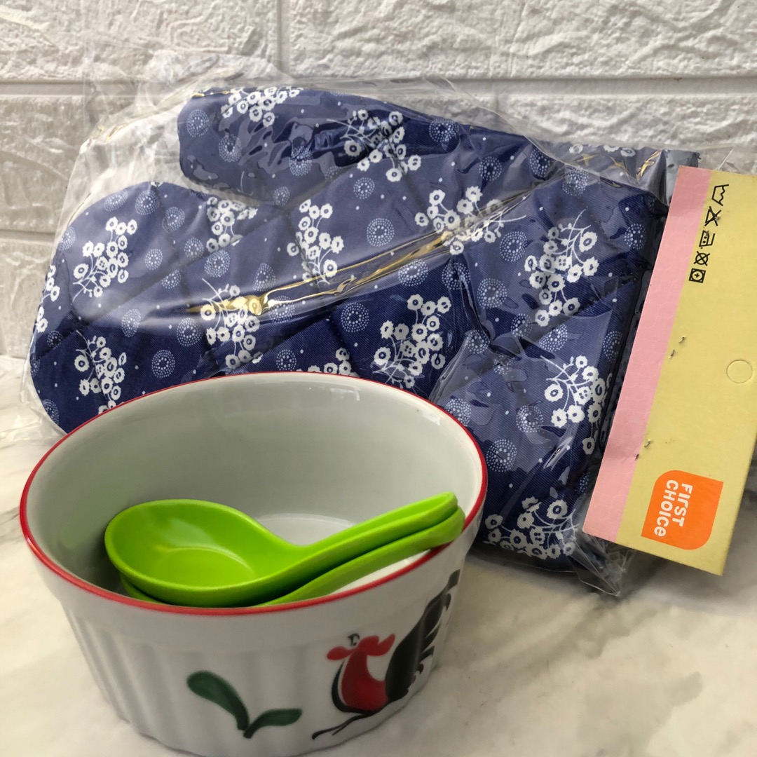 1 Pc Sarung Tangan Dapur Anti Panas Ukuran 27 X 16cm