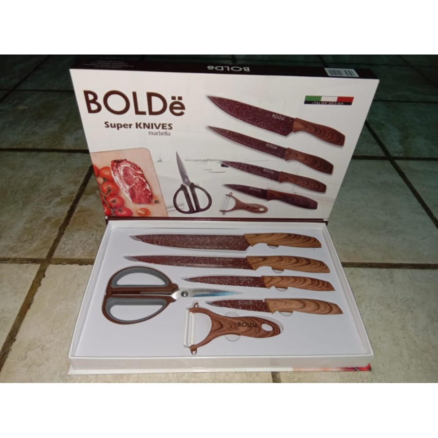 BOLDE Super Knives Marbella/Pisau Set BOLDE Marbella