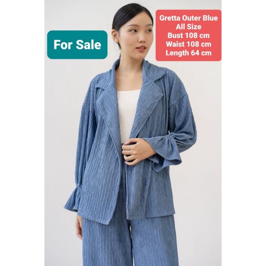 Ready Claryn the Label Gretta Outer Blue Claryn