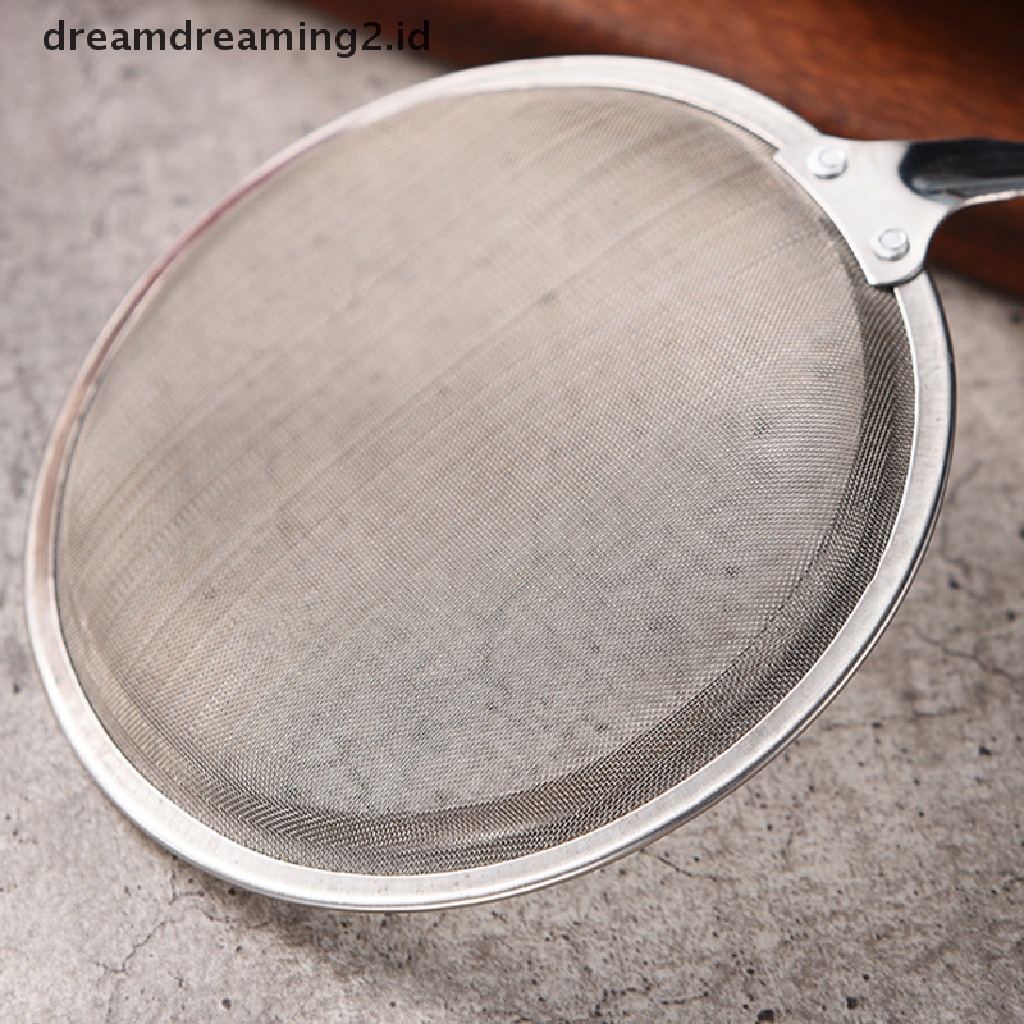 Sendok Saringan Minyak Bahan Stainless Steel Dengan Gagang Panjang