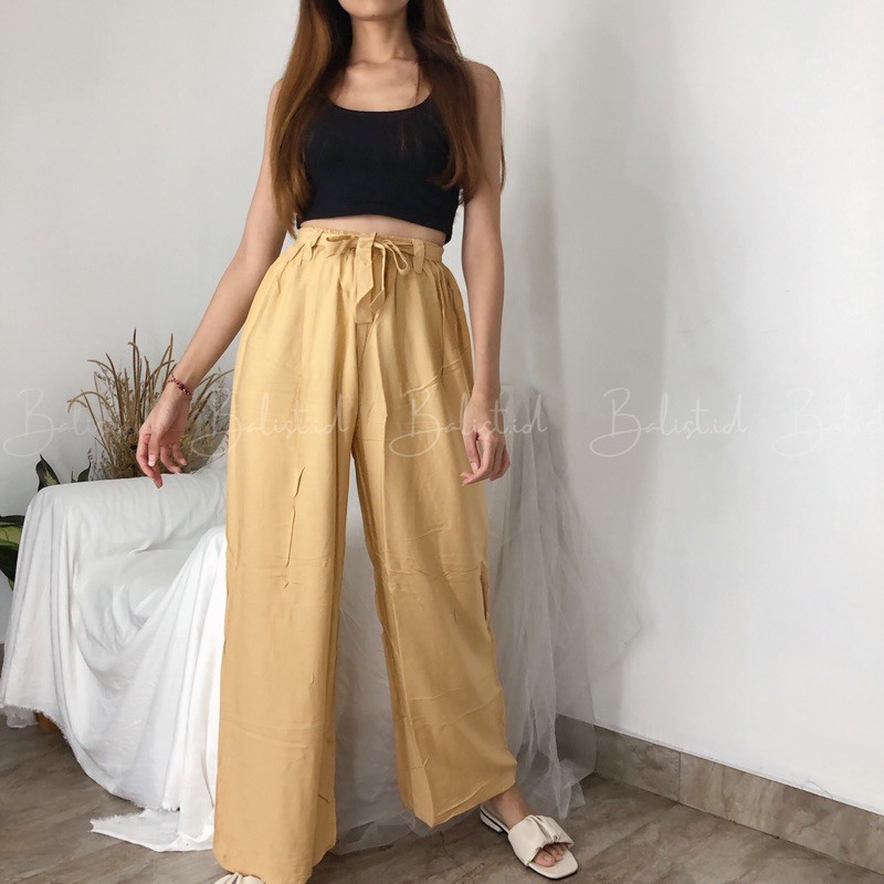 KULOT PANJANG/BASIC LONG CULOTTE-Oat