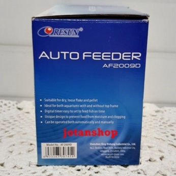 RESUN AF 2009 D auto feeder fish food timer automatic pemberi makan ikan otomatis AF2009