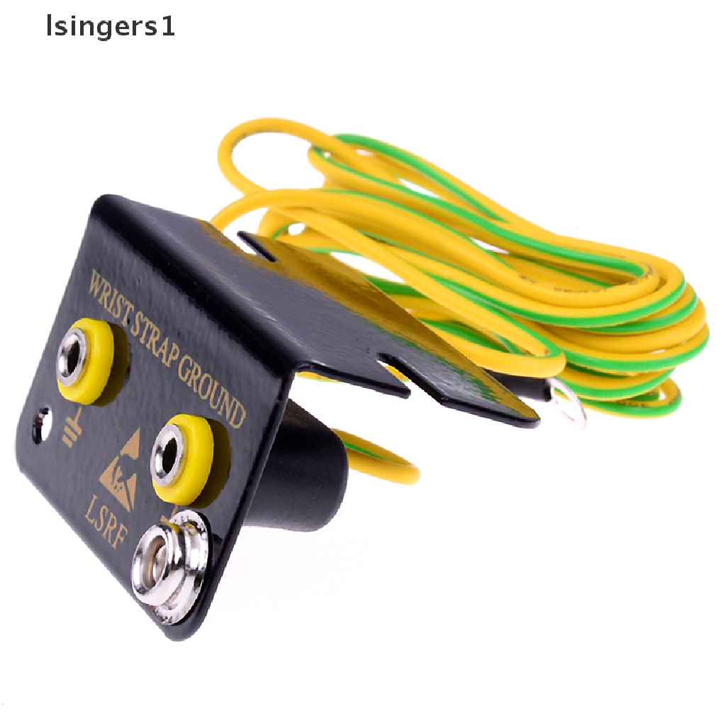 (lsingers1) Esd socket ground plug banana Ganda anti Statis Untuk strap Pergelangan Tangan