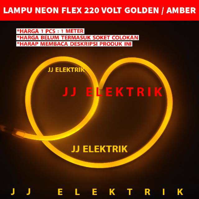  Lampu  LED Neon Flex Selang Neonflex Sign Strip Fleksibel 