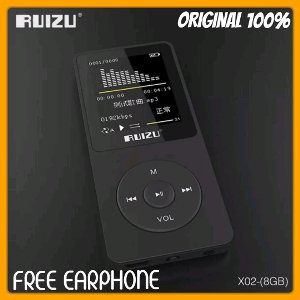 MP3 PLAYER RUIZU X02  RADIO FM PLAYER MP3 WAV WMA ORIGINAL RUIZU X02 HIFI DAP VOICE RECORDER