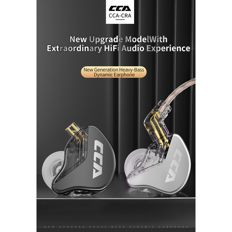 CCA CRA CCA CRA+ CRA Plus In Ear Earphone High Polymer Diaphragm Monitor In Ear Monitor alternative CCA NRA TRN MT1 KZ EDX Pro