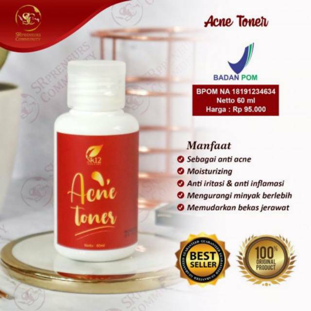 ACNE TONER SR12_TONER JERAWAT SR12