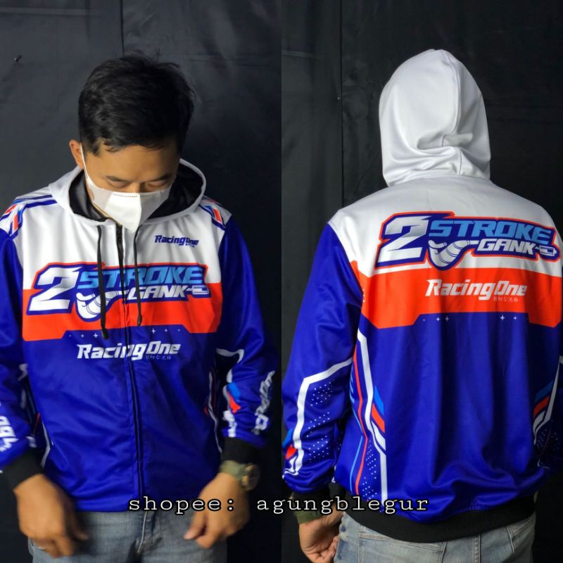 jaket 2 stroke gank / jaket full printing fiz r rxking ninja forc / jaket racing two strok / jaket y