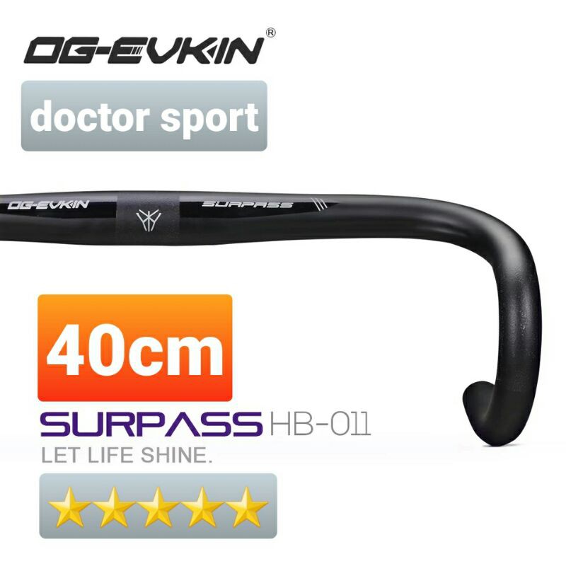 DROPBAR CARBON OG EVKIN HB011 SURPASS 40cm