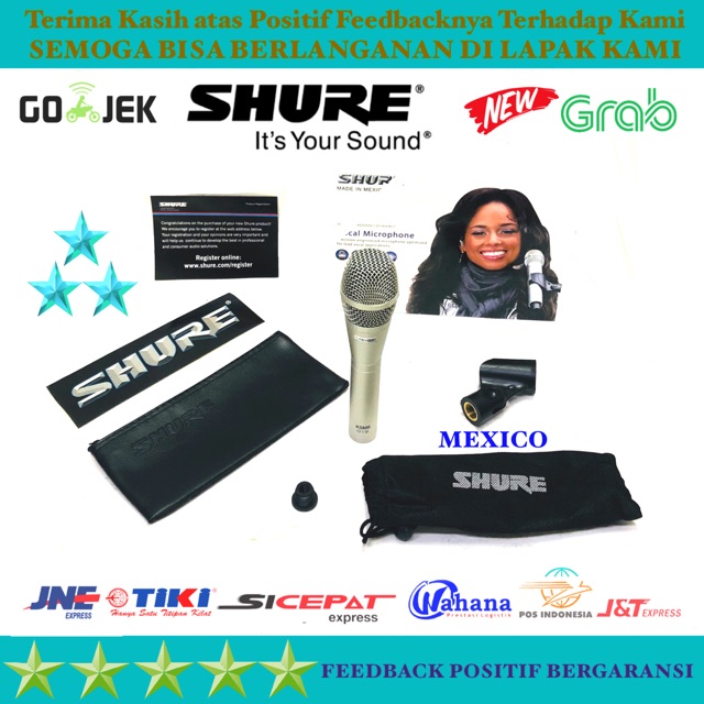 MIC KABEL SHURE KSM9 vokal karauke