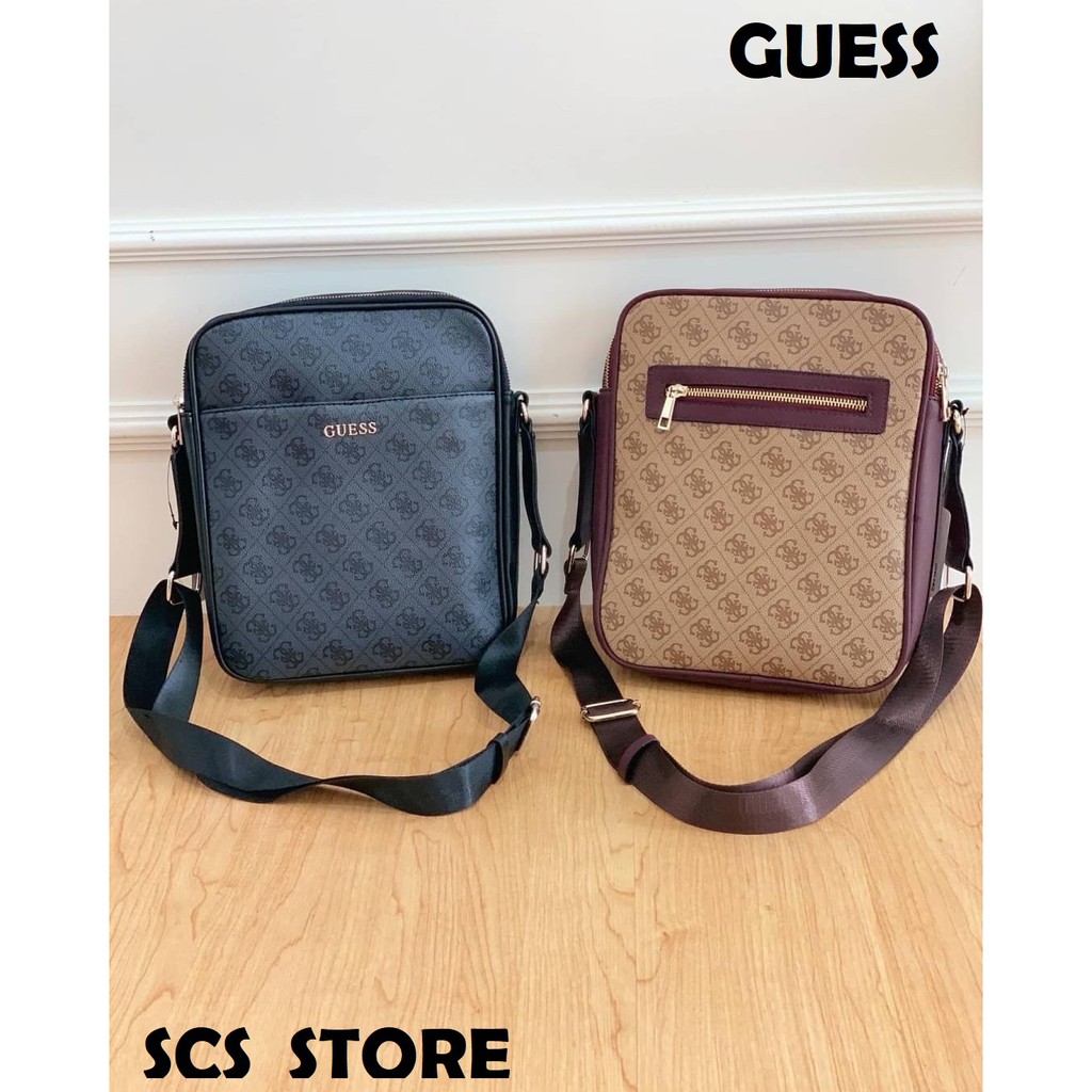SLINGBAG PRIA GUESS / TAS SELEMPANG BRANDED IMPORT TERMURAH (ORIGINAL)