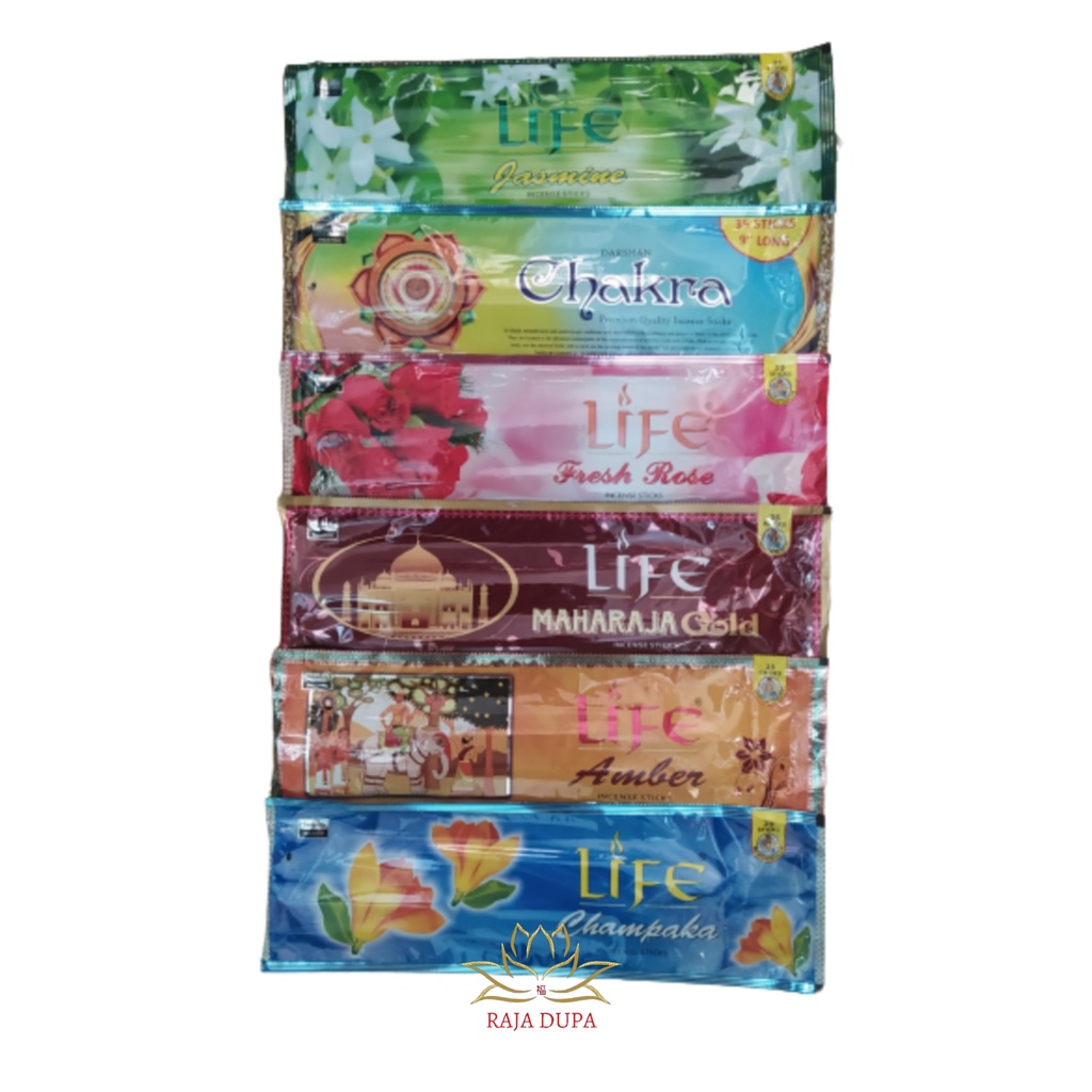 Darshan Life Pouch Plastic 35s / Hio India Dupa Wangi