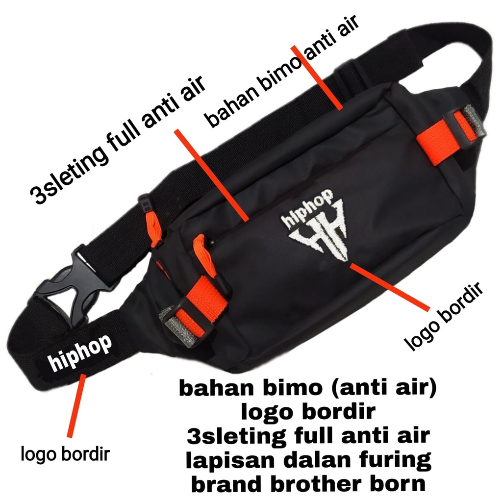 Tas Selempang Slingbag Pria outdoor kualitas waistbag distro