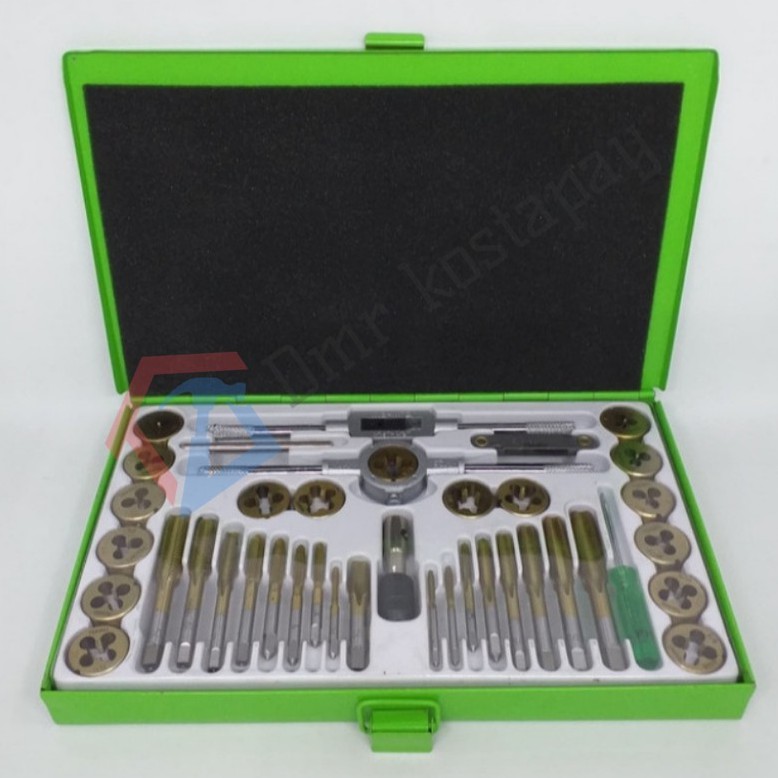 Alat Snai TEKIRO Tap and Dies Set 40 Pcs - Alat Snai dan Tap Ulir Baut Senai