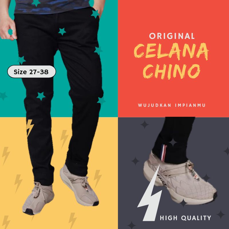 CELANA CHINO ORIGINAL/CELANA PANJANG CHINO/CELANA CHINO PRIA/CELANA PANJANG PRIA/CELANA KATUN PRIA/C