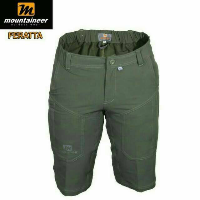 Celana pendek mountainer celana gunung Feratta hijau Celana pendek mountainer celana gunung Feratta hijau