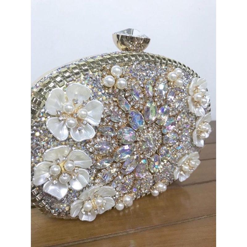 Clutch Wanita Kekinian Mewah Simple Tas Kondangan Bridesmaid  Remaja Tas Pesta Party Bag Cewek Clutc