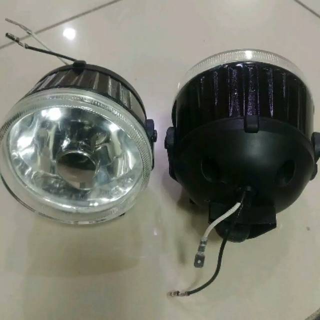 Foglamp lampu kabut SOROT depan bumper DEPAN modifikasi / MOBIL ISUZU panther new touring bulat