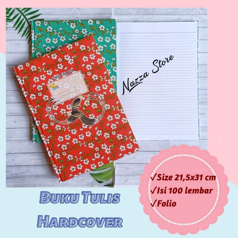 

Vision Buku Hardcover Folio Bergaris isi 100 Lembar