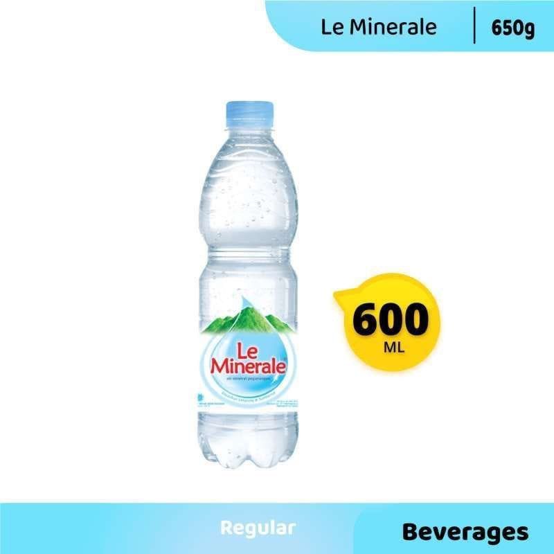 Le Minerale 600 ml per karton