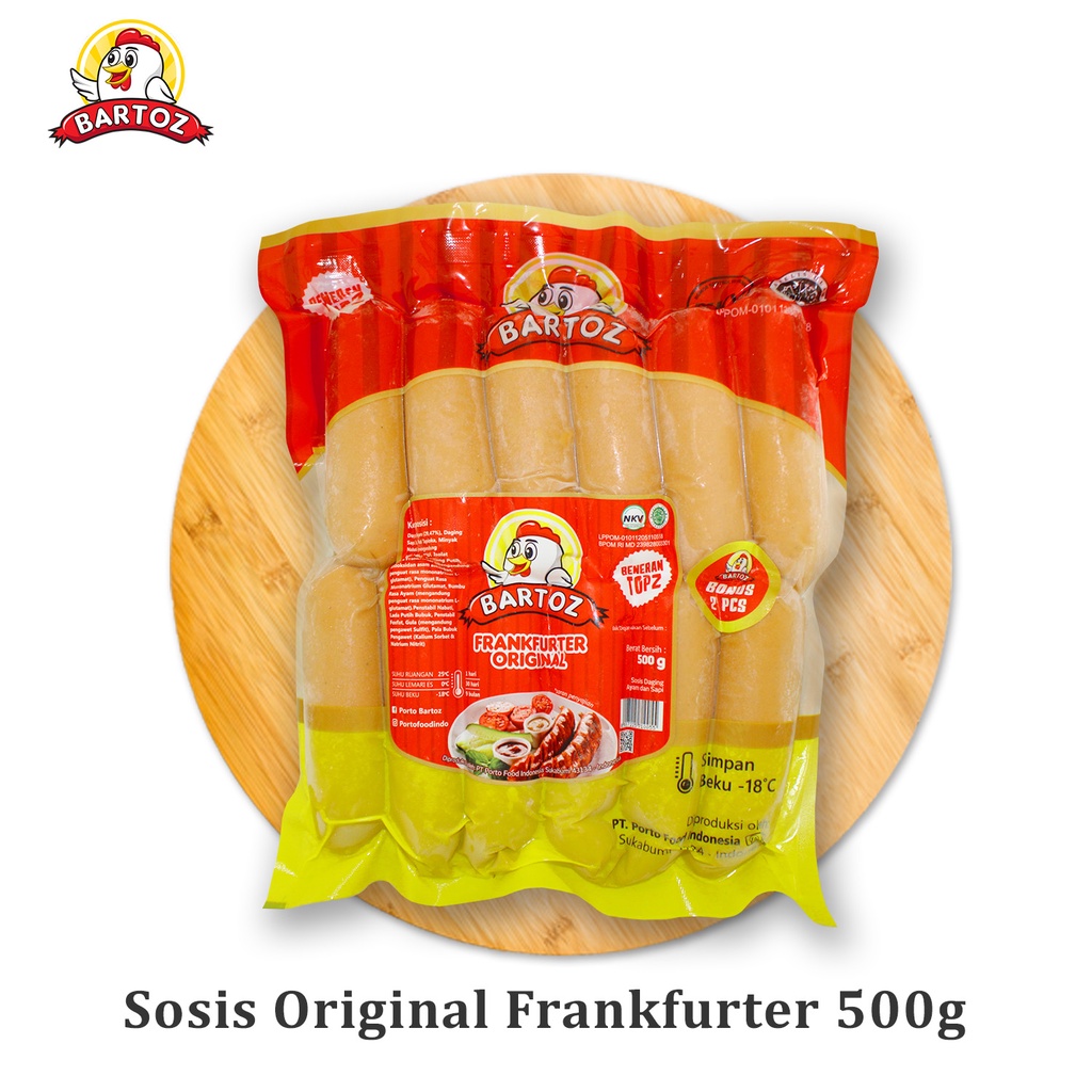 

Bartoz Sosis Original Frankfurter 500 GR