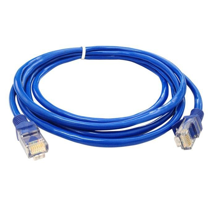 KABEL LAN 5M 5METER 5 METER RJ45 KABEL KOMPUTER TELEPON RUMAH