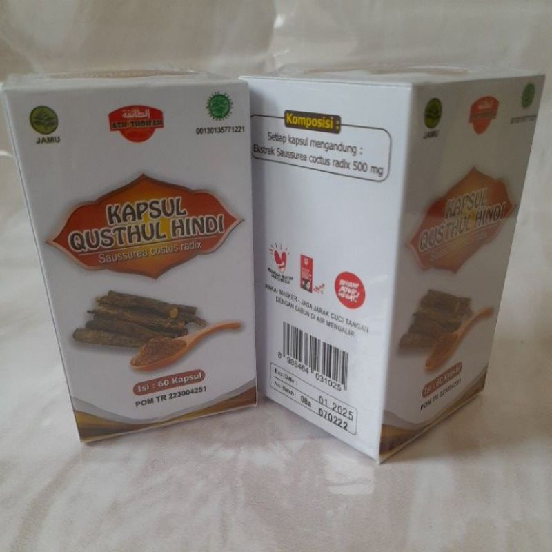

Kapsul qusthul hindi 60pcs