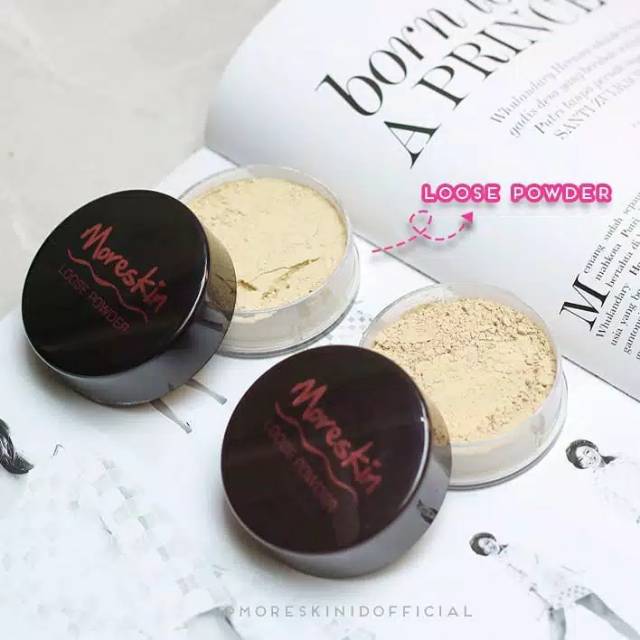 Moreskin Lopwder Nasa Bedak Tabur glowing