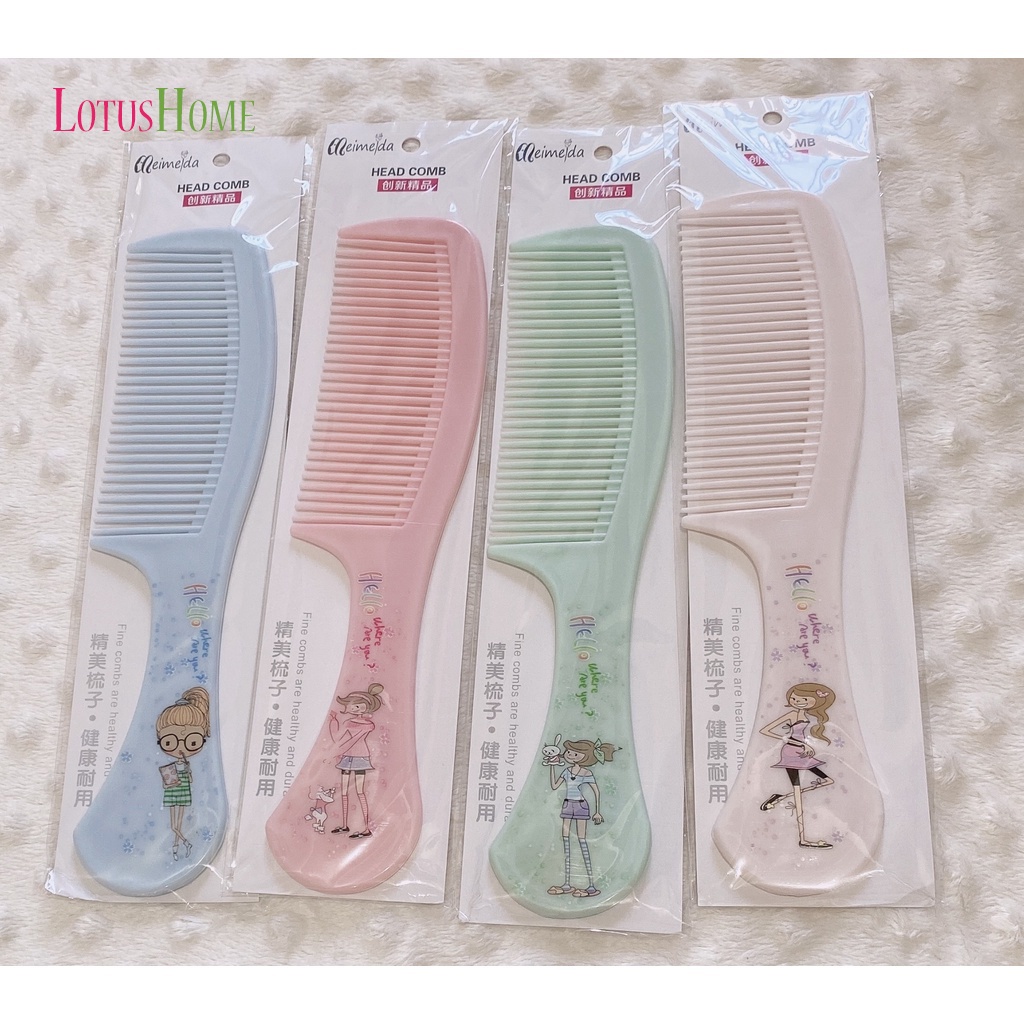 Sisir Rambut Anak dan Dewasa Sisir Rambut Korea Motif Comb