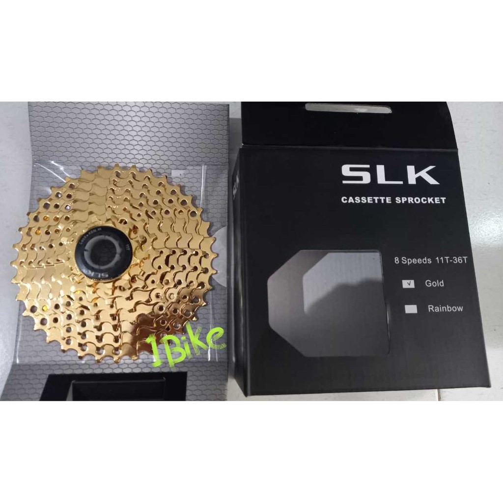 Sprocket 8 Speed 11-36T SLK GOLD Cassete