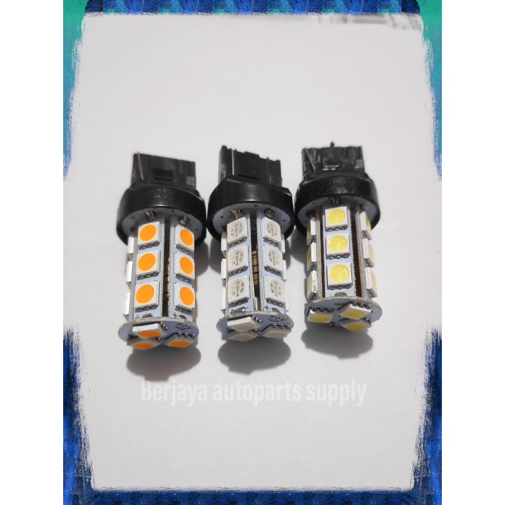 LAMPU SEN MUNDUR T20 KAKI 1 12V 18 LED NYALA DIAM