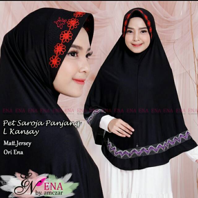 HIJAB JILBAB JUMBO SYARII  ENA PET CORNELI MARIAM /JILBAB JUMBO BORDIR JERSEY