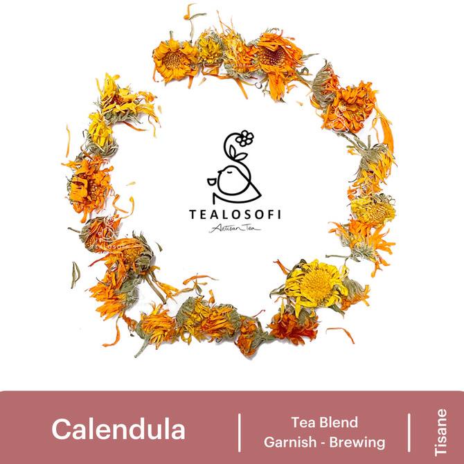 

Jnt Cod Calendula Dried Edible Flowers - Tisane Herbal Bunga Garnish Kue Komplit Kode 590