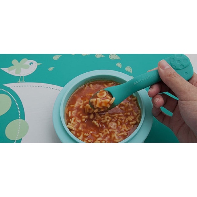 Marcus &amp; marcus silicone feeding spoon - sendok makan bayi | sendok silikon