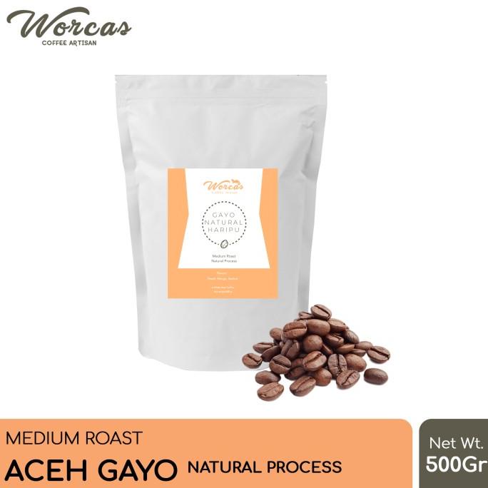 

Kopi Arabica Aceh Gayo "Natural" 500 Gram Medium Roast (Biji/Bubuk) -Diskon Besar