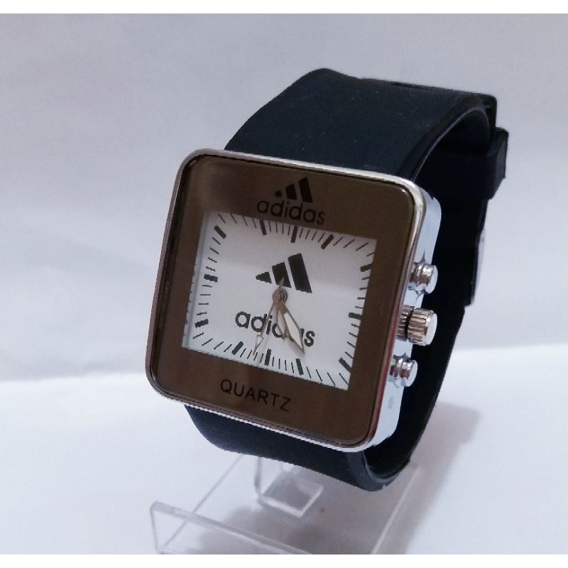 Jam Tangan Adidas Karet Segi Pria & Wanita
