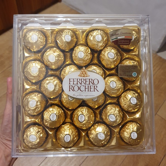 

Coklat Import - Ferrero Rocher T24 Coklat Enak Import Malaysia ( Isi 24Pcs ) 300Gr