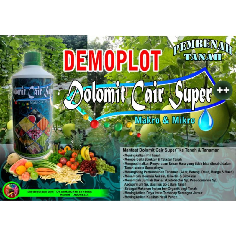 Pupuk dolomit cair super 1 liter