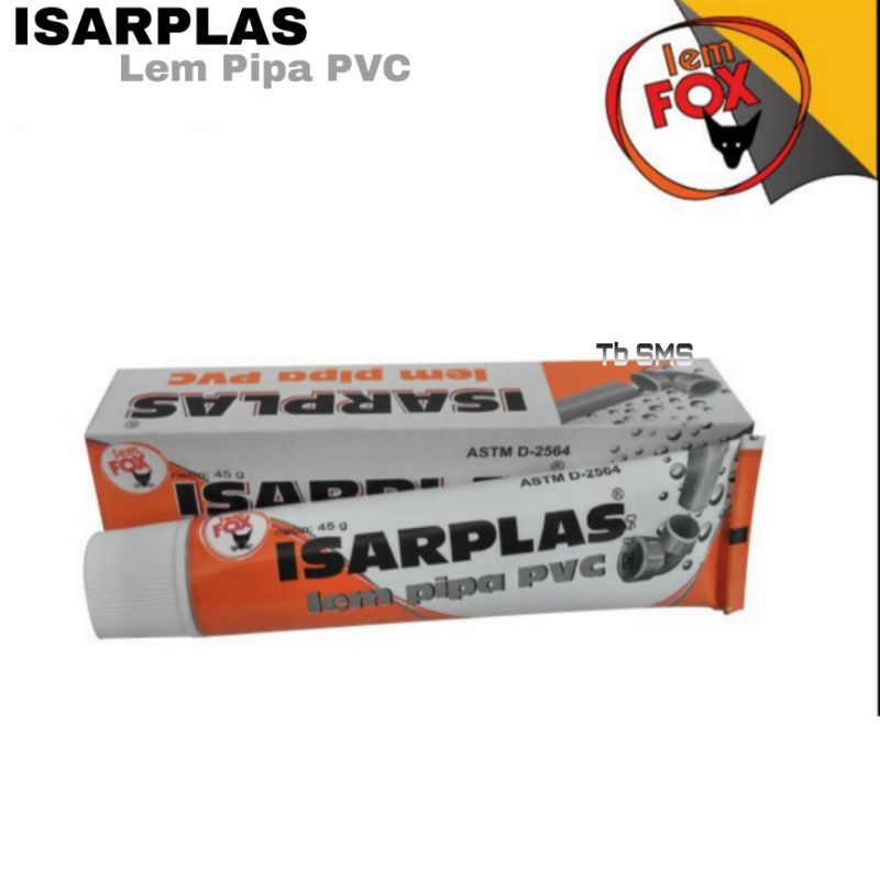 

Lem Pipa Isarplas Tube PVC Paralon / Lem Fox Odol 45 gram