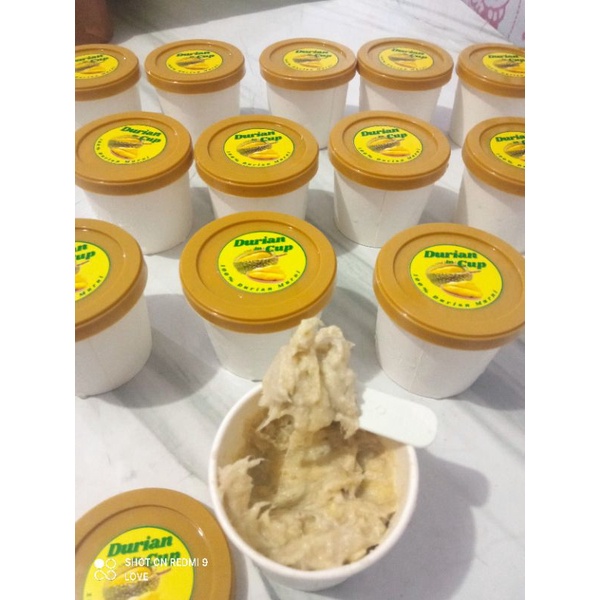 

Durian in cup