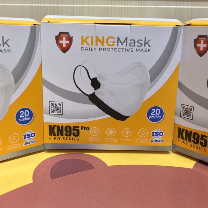 Masker King Mask Kn95 Pro High Quality Isi 20 Pcs/Box