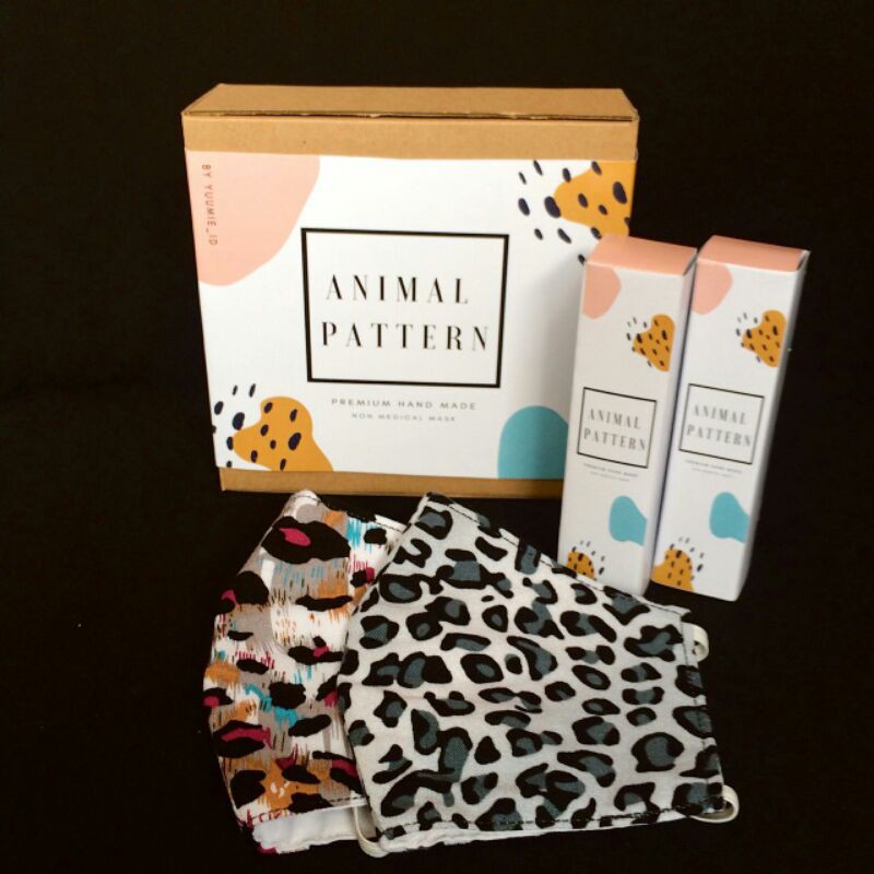 

Hampers/gift set/kado unik Masker Pattern motif hewan