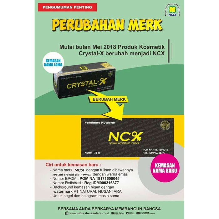Distributor Resmi Crystal-X Crystal-X Kristal X Cristal X Crystal X